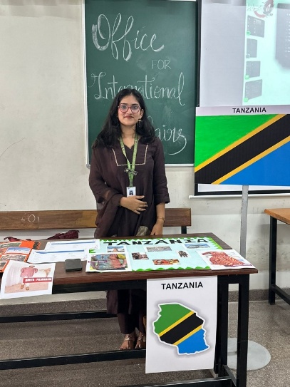 Tanzania cultural display at Open Day